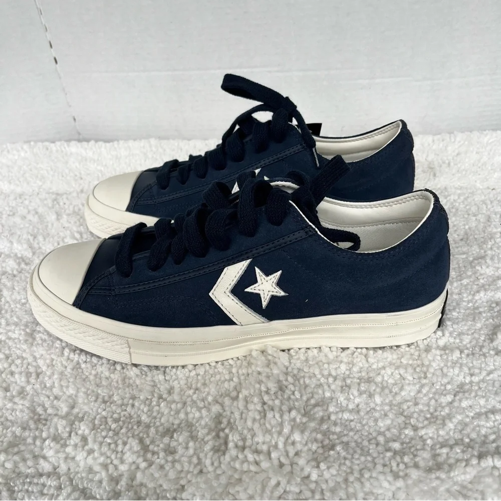Converse Unisex Star Player 76 Ox Navy White Sneakers Men 10 Women 11.5 A11533C - Picture 5 of 12